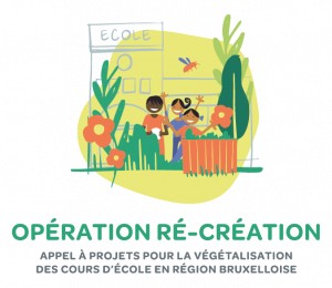 Végétalisation de cours d’écoles en région bruxelloise